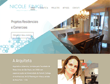 Tablet Screenshot of nicolefinkel.com.br